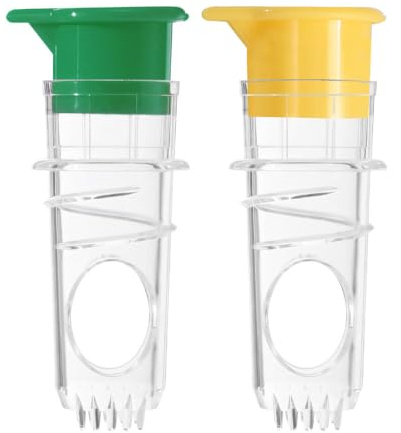 Exprimidor de limón reutilizable (2 unidades), exprimidor manual para exprimir naranjas, cítricos, limones, limas, pomelos y granadas