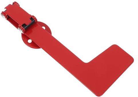 EXCEART Bandera Roja de Hierro para Buzón Exterior Kit de Reemplazo Plegable para Buzón de Metal y Piedra Accesorio de Reparación Señal de Correo Resistente Intemperie