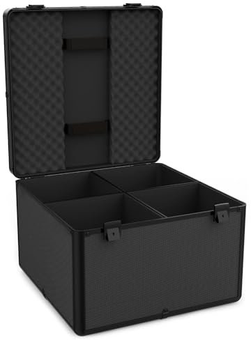 Audibax Pro-PAR Maleta Flight Case para 4 Focos PAR 56 y Cabezas Móviles (LM70, Iowa 70, Boston)