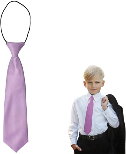 The Tie Co™ Premium Children’s Zipper Neck Tie – Adjustable Elasticated Tie for Kids, Boys & Girls – Easy-On Formal Wear Accessory