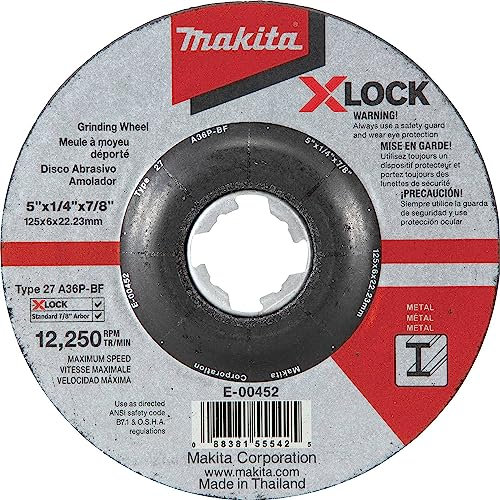 Disque à ébarber X-Lock pour meuleuses Ø125 mm - MAKITA E-00393