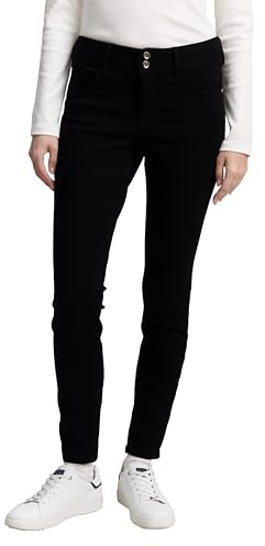 TOM TAILOR Damen 1024688 Alexa Skinny Jeans, 10270 - Black Black Denim, 30W / 30L EU