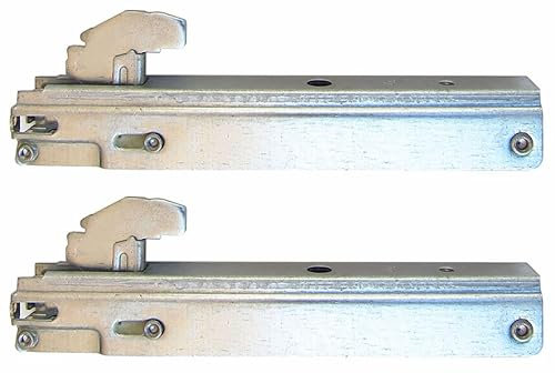 Whirlpool - Glem Gas - Baumatic - Ariston - Filippi - Franke - Kit 2 cerniere 170 x 23 mm. per porta forno con doppio vetro - KCF6910