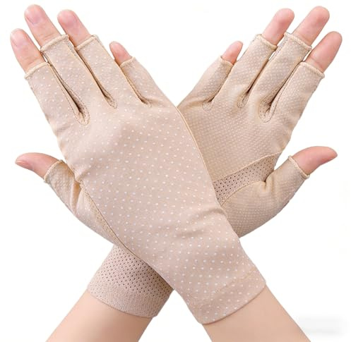 Eohak Gants de conduite pour femme - Protection UV - Protection solaire - Pour l'été et l'extérieur - UPF 50+ - Pour écran tactile