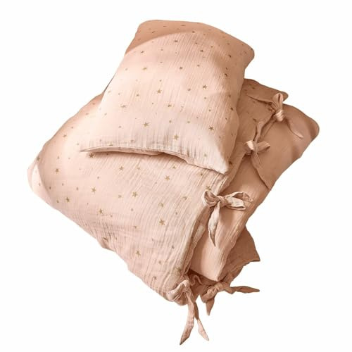 LOBERON Biancheria da letto per neonati Vianne, rosa/oro