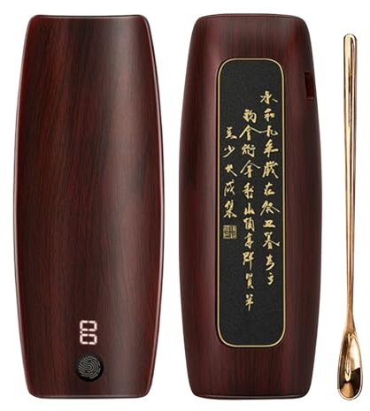 Báscula digital para té - Dispositivo de medición recargable de precisión de 0.1 g con pantalla LCD retroiluminada, ideal para té, café y repostería, compacto y ligero | Báscula paras cocina,