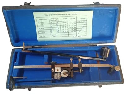 Antique Instrument Mechanical Planimeter Level and Survey Equipment Civil Instrument