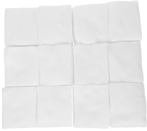 Uonlytech Disques Démaquillants en Coton Non Pelucheux, Ultra Doux, 2400 Pièces, Carrés Fins en Non-tissé, Absorbants et Adaptés au Visage pour Soins Quotidiens et Tonique