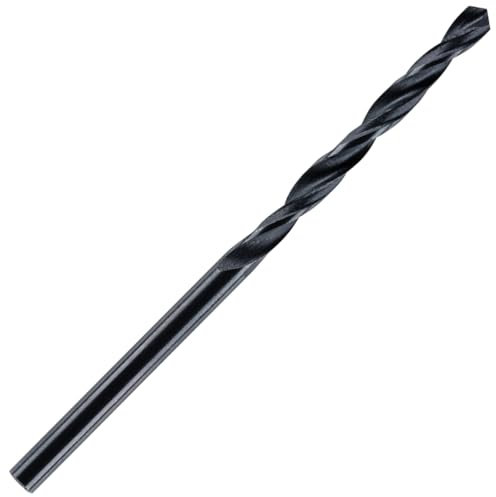 3.3mm HSS Jobber Drill Bit - Black Roll Forged HSS-R For Carbon + Alloy Steel, Plastics & Wood. DIN338 (3.3mm x 65mm)