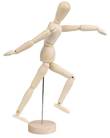 VOANZO 12 Artists Wooden Manikin Jointed Mannequin Perfect for Home Decoration/Drawing The Human Figure