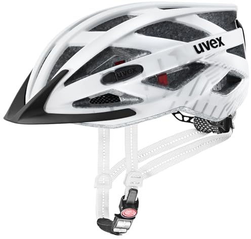 uvex city i-vo - lightweight city helmet for women and men - individuell justerbar passform - inkluderar LED-ljus