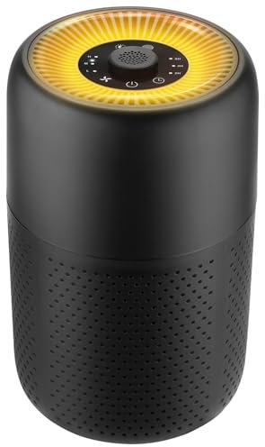 MELEDEN Small Air Purifiers for Bedroom with True HEPA13 Filters,Pet Air Purifier with Aroma Pad for Wildfires Smoke Pollen Dander,22dB Quiet Air Cleaners for Baby Room Office Dorm P60