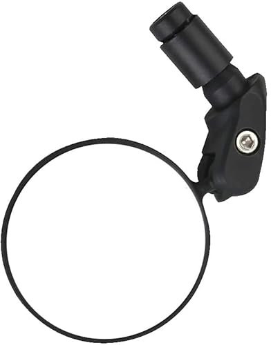 Fahrradspiegel, Spiegel für Lenkerende, Fahrrad Rückspiegel mit HD-Glas und konvexer Linse,360° drehbar, 180° verstellbar, sicherer und klarer Blick beim Radfahren, einfache Montage