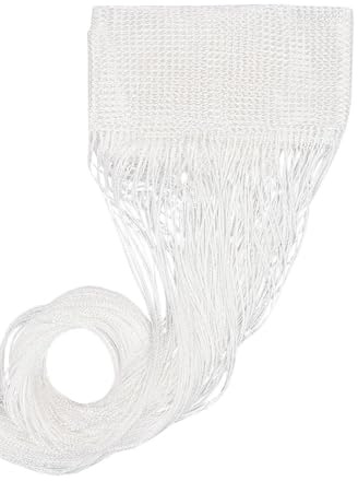 emmevi Tenda a Fili Elegante Per Porte Finestre Pannello Divisorio Camere Stanze Ambienti 140x290 Cm Bianco