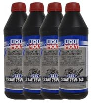 Liqui Moly 4X 4421 Vollsynthetisches Hypoid-Getriebeöl (GL5) LS SAE 75W-140 1L