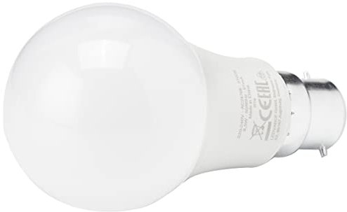 Osram LED Base Classic A Lampe, in Kolbenform mit B22d-Sockel, nicht dimmbar, Ersetzt 60 Watt, Matt, Warmweiß - 2700 Kelvin, 4er-Pack