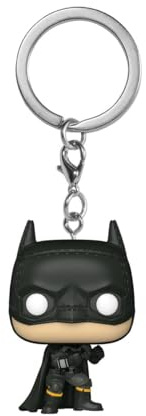 Funko Pop! Keychain: The Batman - Batman Novelty Keyring - Collectable Mini Figure - Stocking Filler - Gift Idea - Official Merchandise - DC Comics Fans - Backpack Décor - Model Figure for Collectors