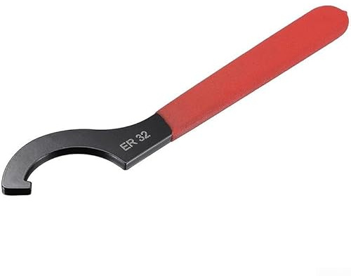 Llave de gancho para torno, llave de gancho ER25 ER32 ER40, herramienta de acero al carbono para tuercas de sujeción, fresado CNC para aplicaciones de tuerca de mandril de torno y soporte de