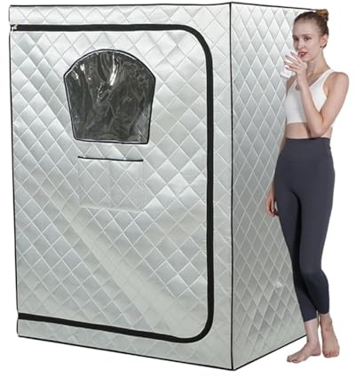 2-personers ångbastu Bärbart bastutält Bastu Hembastusats Hela kroppen Large Space Spa Ångbåt Basturum(2 Person Tent C)