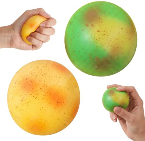 2 PCS Potato Squishy, Mashed Potato Squishy, FoodSquishys, Stress Relief Tool for Adults, Sensory Play Tool, 6cm SqueezeTool, Two Colour Options