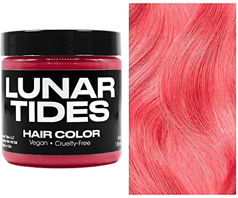 Coral Pink, semi permanent hair dye pink - 118 ml - Lunar Tides