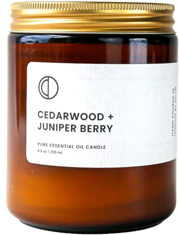OCTŌ Zedernholz + Wacholder | Duftkerze mit sojawachs und naturreinen ätherischen ölen 250ml