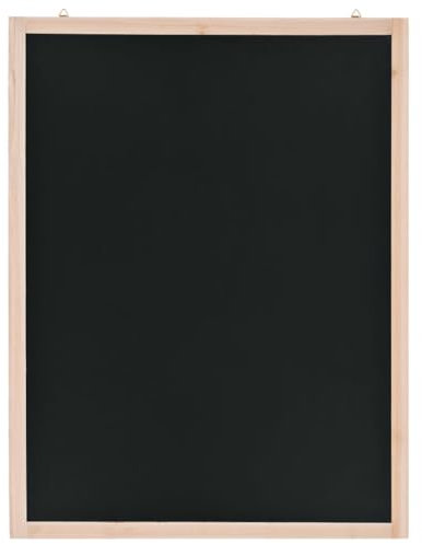 vidaXL Wandtafel Zedernholzrahmen 60x80cm Kreidetafel Schreibtafel Tafel