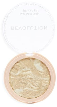 Revolution Beauty Reloaded Pressed Powder Highlighter, Intensiv pigmentiert für ein hochwirksames Taufrisches Finish, Raise The Bar, 6,2 g
