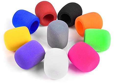 quiodok Dylan-EU Mikrofon Windschutz: Schaum Mikrofon Deckel für KTV, Konferenzraum & Bühnenaufführungen - 10 Farben