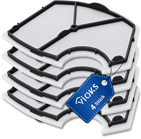 Motorfilter filter set 4 x för Vorwerk Kobold VK 140 150 VK140 VK150 dammsugare motorskyddsfilter förmotorfilter partikelfilter dammsugarfilter ersättningsfilter