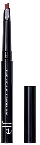 e.l.f. Love Triangle Lip Filler Liner, crayon à lèvres 2 en 1 pour sculpter et remplir, couleur intense longue durée, prune