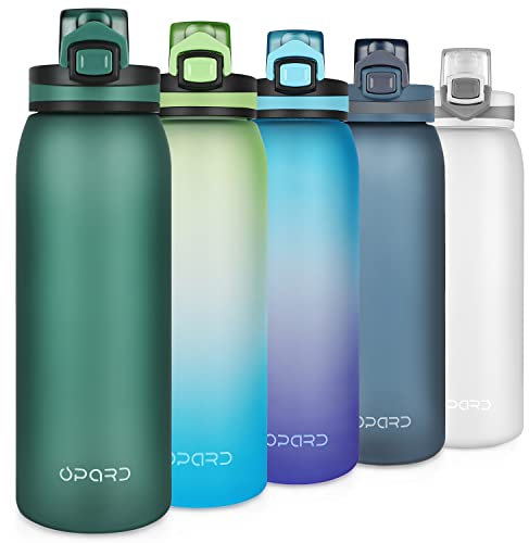 Opard Trinkflasche Sport 900ml -Wasserflasche aus Tritan BPA-Frei, Auslaufsicher Sportflasche für Kinder, Sport, Fitness, Fahrrad, Fußball, Outdoor