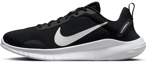 Nike Damen W Flex Experience Rn 12 Laufschuhe, Black/White-Dk Smoke Grey, 41 EU