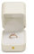 Papten Boîte à bagues Boîte à bagues blanche Rangement pour bijoux pour mariage Fiançailles Demande en mariage Saint-Valentin