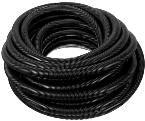 QUARKZMAN Gaine Tressée 15M - 20mm, Conduit pour Fils Protecteur De Câble Manchon Flexible Couverture Électrique