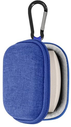 Geekria Shield Earbuds Case Compatible with Sony LinkBuds Open, LinkBuds Fit, WF-1000XM5, WF-1000XM4 True Wireless Earbud, Replacement Hard Shell Travel Carrying Bag (Blue)