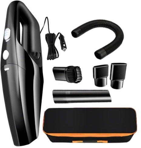 Genérico Aspiradora de Mano Inalámbrica,Aspirador para Auto con Potente Succión de 9000 PA - Compacto para Pelos de Mascotas, Hogar, Polvo, Suciedad, Cocina, Coches y Computadoras