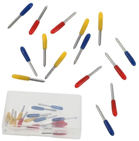 POPETPOP 15 pièces Cutters de Découpe Vinyle pour Découpeurs de Lettres Outil de Coupe Tissu et Gravure Accessoires pour Traceurs de Découpe Professionnels