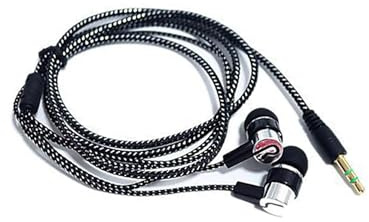 jebyltd Auriculares Intrauditivos con Micrófono Cancelación De Ruido Diseño Resistente Sudor para Gaming Office Auriculares Cable Puerto De 3 5mm