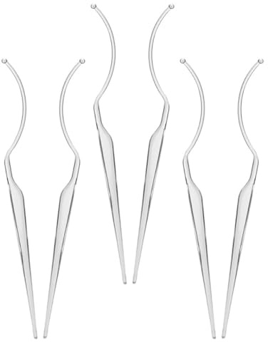PHENOFICE Soporte para Pestañas Postizas de Acrílico Moderno y Resistente Expositor para Pestañas 6 Piezas Adecuado para Exhibir y Organizar