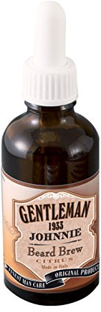 GENTLEMAN 1933 - Olio da barba Beard Brew Johnnie - Made 100% in Italy - Particolarmente utile per ammorbidire e condizionare la barba e la pelle - 30ml