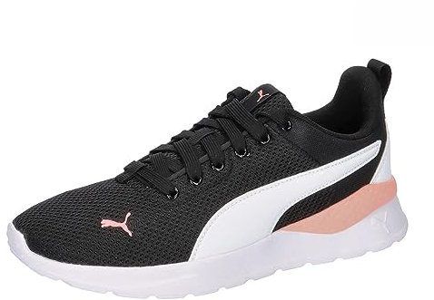 PUMA Anzarun Lite, Zapatillas Unisex adulto, Puma Black-Puma White-Peach Smoothie, 38 EU