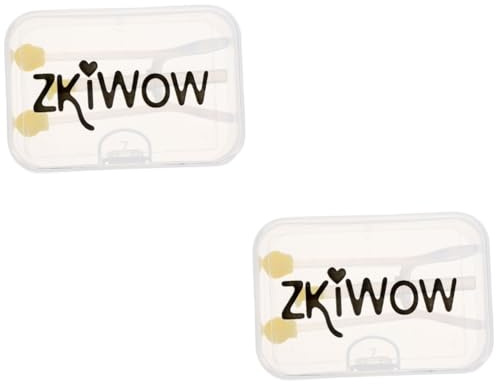Ipetboom 2pezzi Stick Per Rimozione Lenti Contatto Strumento Portatile Per Indossare e Togliere Lenti Accessorio Pratico Per Viaggi Giallo