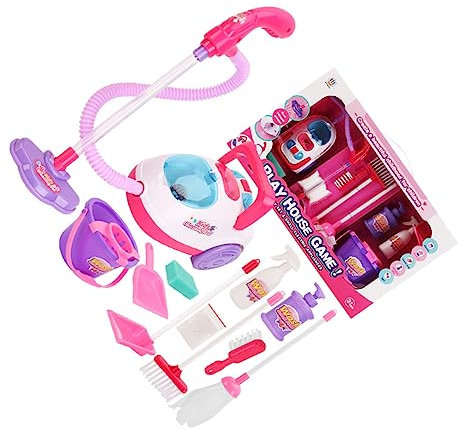 Milisten 1 Set Vacuum Cleaner Playset Interactive Cleaning Kit for Boys and Role Play Housekeeping Tools No Battery Required for Imaginative Fun