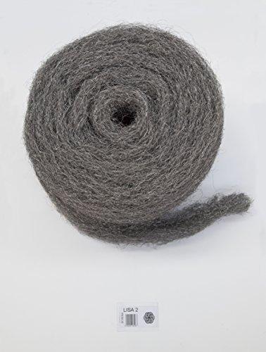 BARLESA BOBINA DE LANA ACERO DE 2,5 KG, Pulir, limpiar, cristalizar, decapar (Lisa, 2)