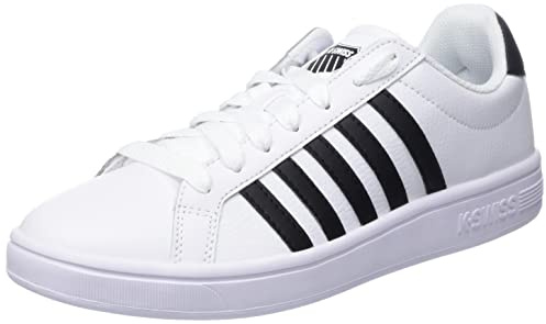K-Swiss Court TIEBREAK - Zapatillas para hombre, color blanco, negro, blanco