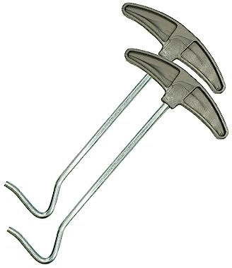 DTD QUALITY MATTERS Pack of 2 Tent Peg Puller Extractor Camping Accessory Lightweight & Portable 160mm