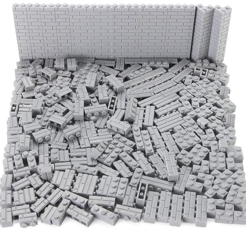 Feleph 260 pièces Ensemble de Briques de maçonnerie Blocs de Construction Multicolores pour Murs MOC Pièces et Morceaux Divers Ensemble de Jouets en Vrac Compatible avec Les Grandes Marques