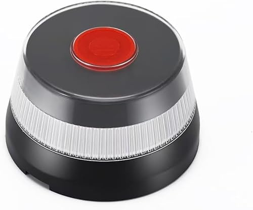 EL CARRITO DEL AHORRO - Emergency Light V16 | Connected Beacon with Geolocation | DGT Approved | Free Connection Until 2038 | Water-Resistant and Alkaline Batteries