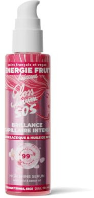 ENERGIE FRUIT | Sérum Gloss SOS Brillance Intense Sans Rinçage | Illumine et Protège | Cheveux Ternes En Manque d'Eclat | 75ml